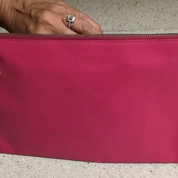 Saffiano leather pink Prada clutch - Picture 3 of 5
